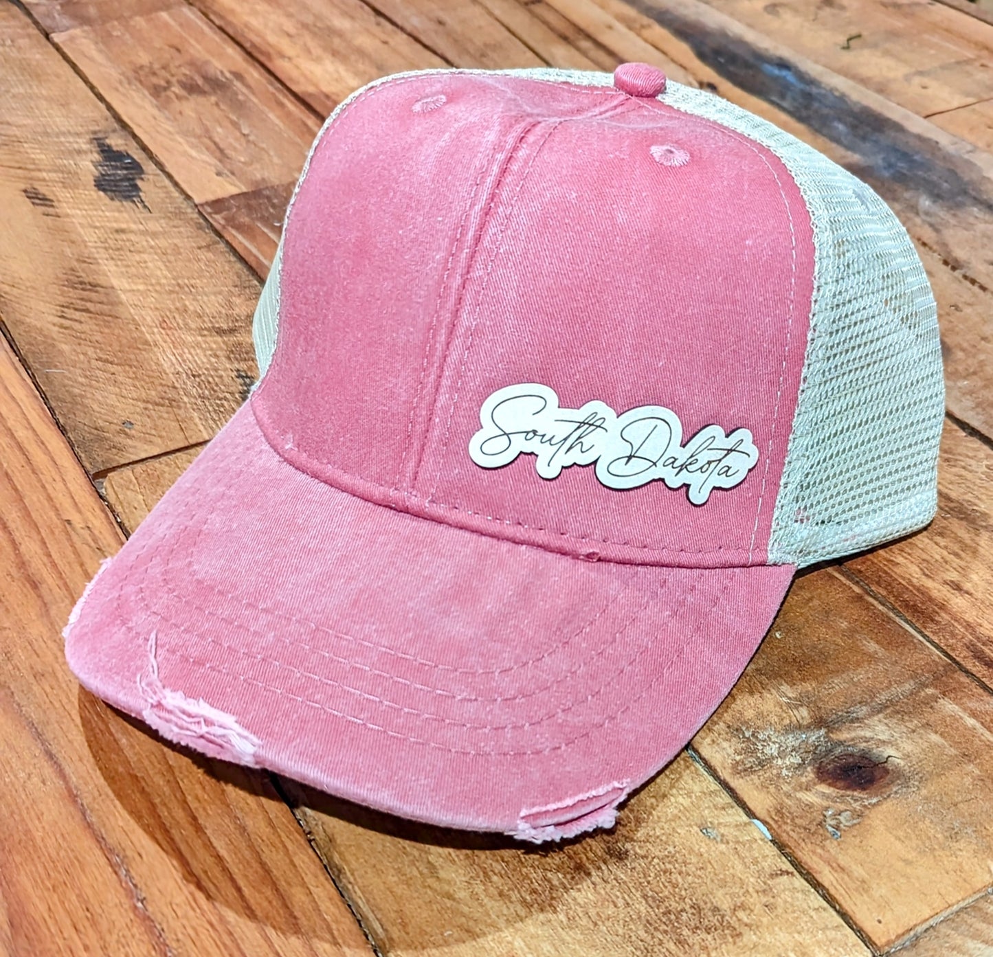 South Dakota Leather Patch Hat