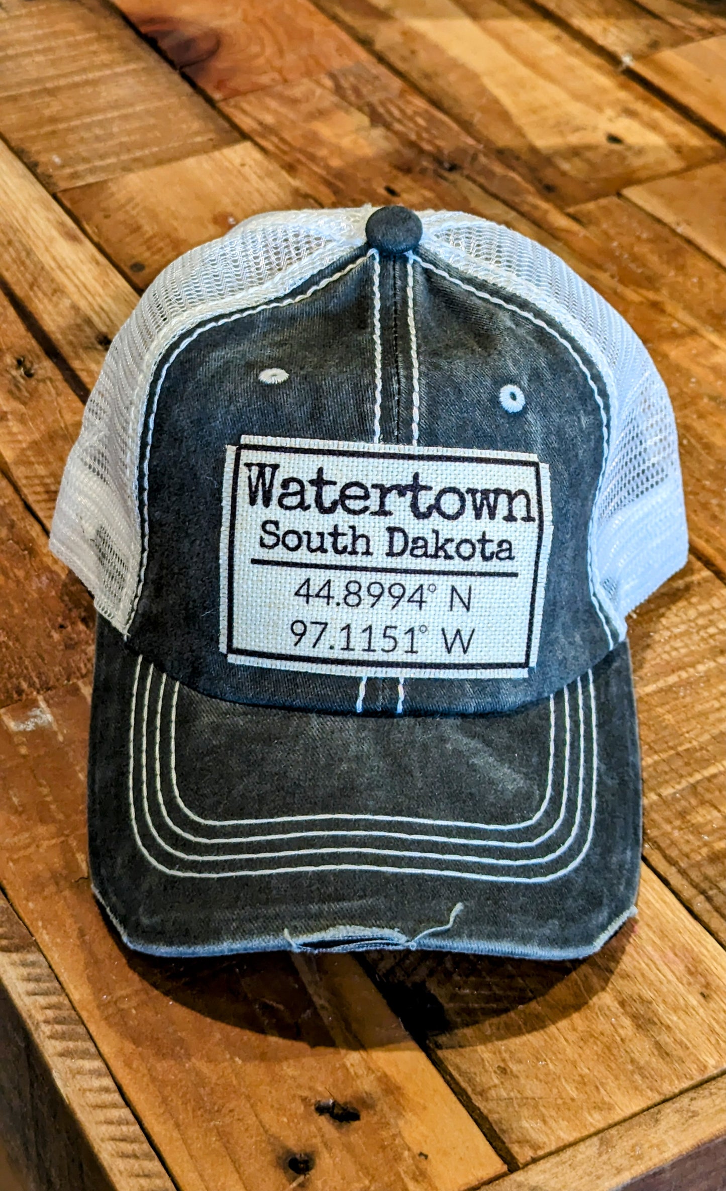 Watertown Longitude Latitude Hat